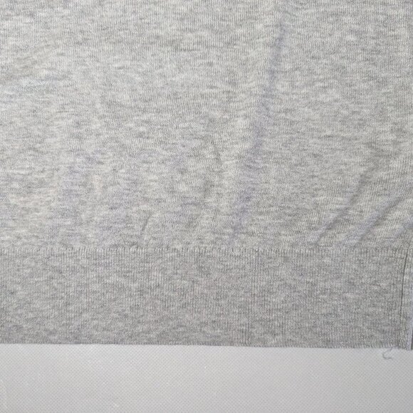 NEW- Size L Mens Cremieux Sweater Vest V-Neck Cotton Silk Gray Heather MSRP:$85 - Picture 2 of 6